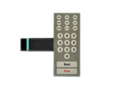 专业生产工业机械薄膜开关面板,带按键薄膜面贴