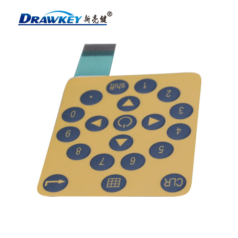 触摸薄膜开关面板,防水薄膜面板,工业薄膜开关按键