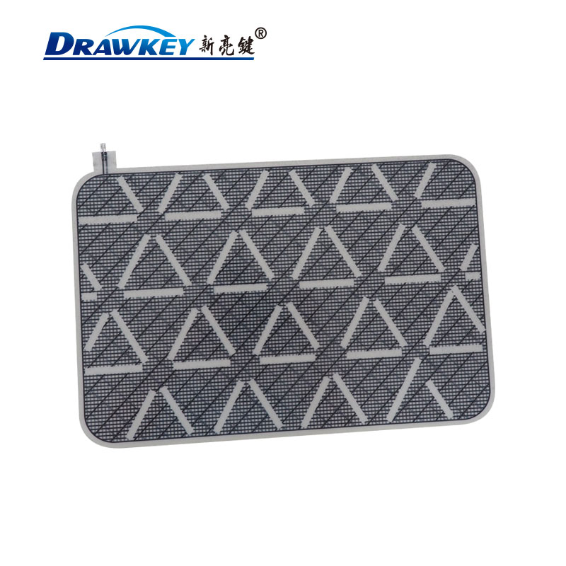 跳舞毯薄膜开关,碳浆印刷导电膜,PET银浆薄膜线路定制