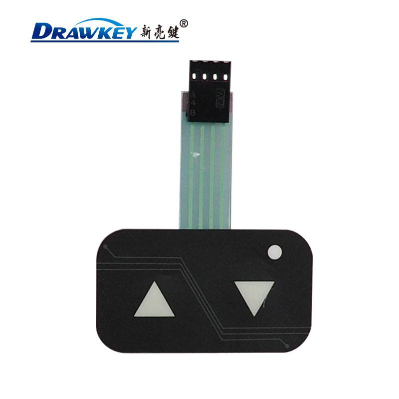 一键薄膜开关,工业薄膜按键,1键式小薄膜开关